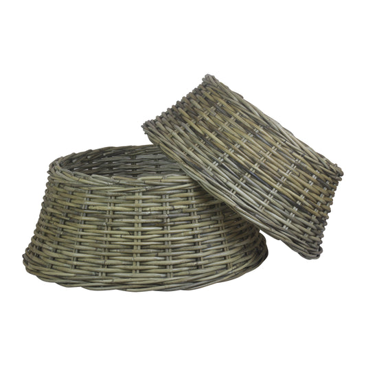 Rattan Christmas Tree Skirts