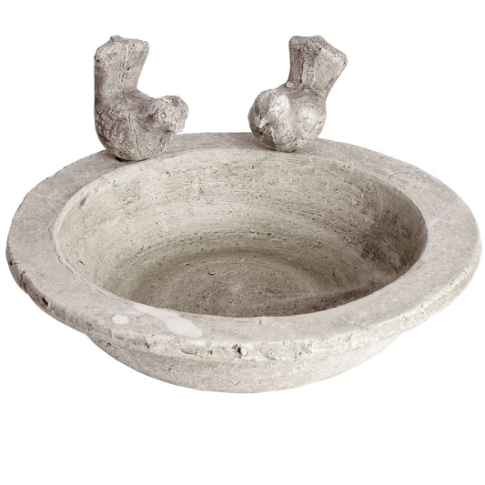 Large Stone effect Bird Bath